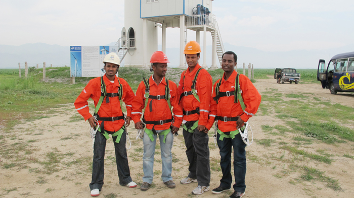 埃塞俄比項(xiàng)目部雇傭當(dāng)?shù)貑T工，提升就業(yè)率（Project Department of Ethiopia employed local personnel to improve the employment rate.）.JPG